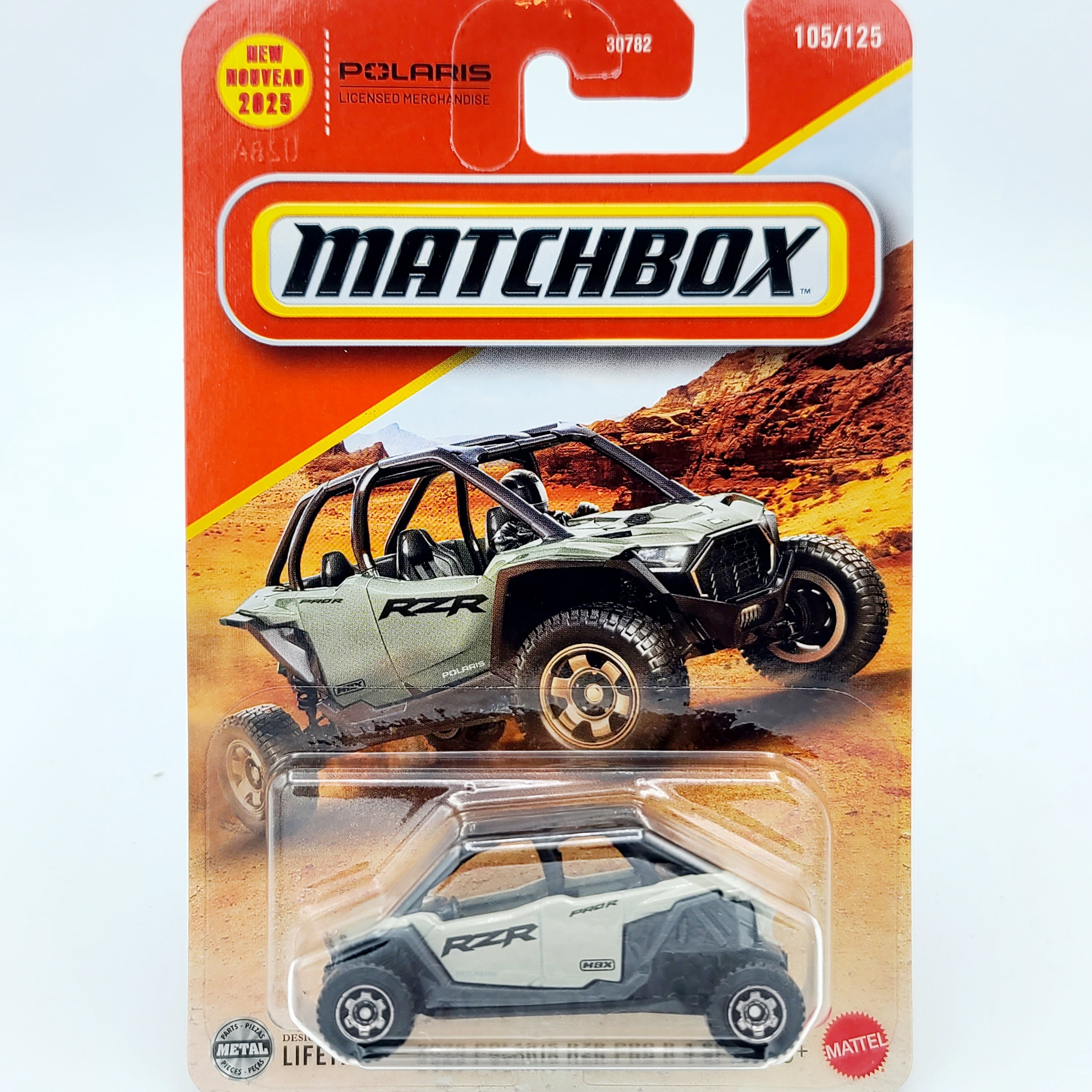 Matchbox Polaris RZR R4 Pro Sport (2025 Mix 12 M Basic)